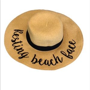 Resting Beach Face hat